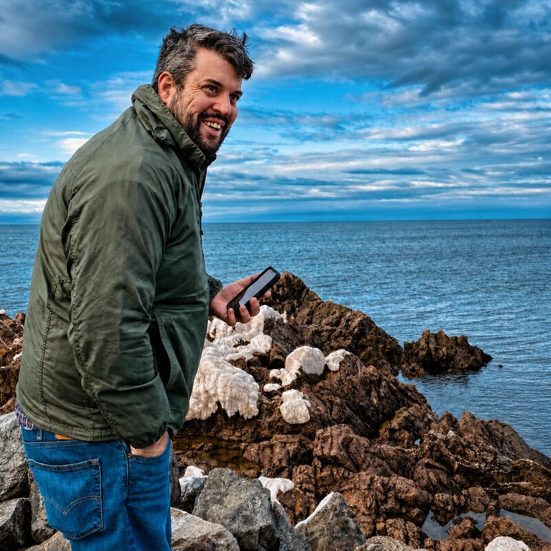 Colin on the Antigonish coast
