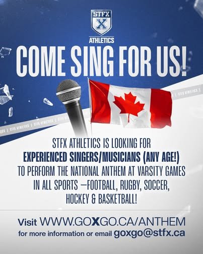 Come Sing for StFX Athletics