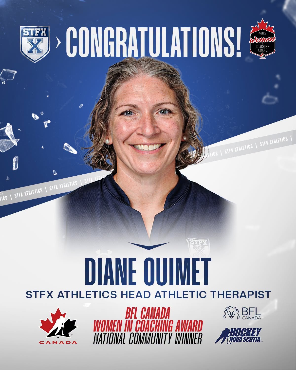 Diane Ouimet Wins BFL Canada Women in Coaching Award