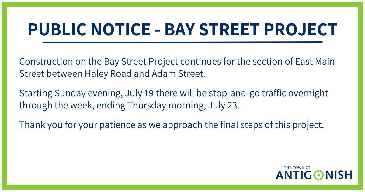 Details about the public notice, text matching the post itself