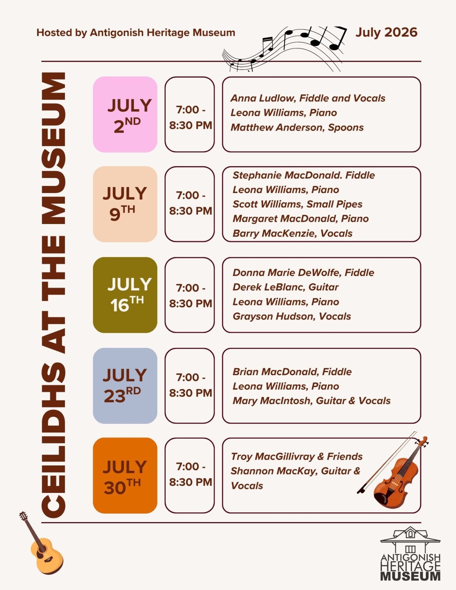 Ceilidh at the Museum: Troy MacGillivray & Friends