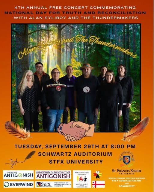 4th Annual Free Concert Commemorating National Day for Truth & Reconciliation with Alan Syliboy & The Thundermakers